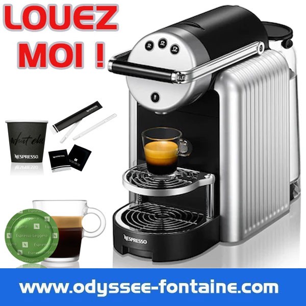 Location de Machine à Café courte durée avec capsules NESPRESSO