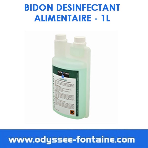 BIDON DESINFECTANT
ALIMENTAIRE - 1L