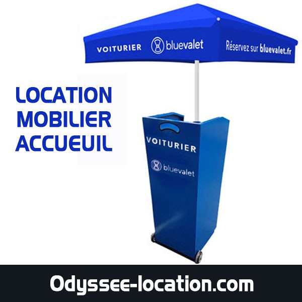 LOCATION MOBILIER ACCUEIL EVENEMENTIEL AVEC SERRURE