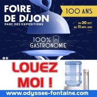 Location bonbonne à eau FOIRE DE DIJON