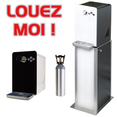 Location fontaine eau gazeuse pour evenements de courte ou longue duree.