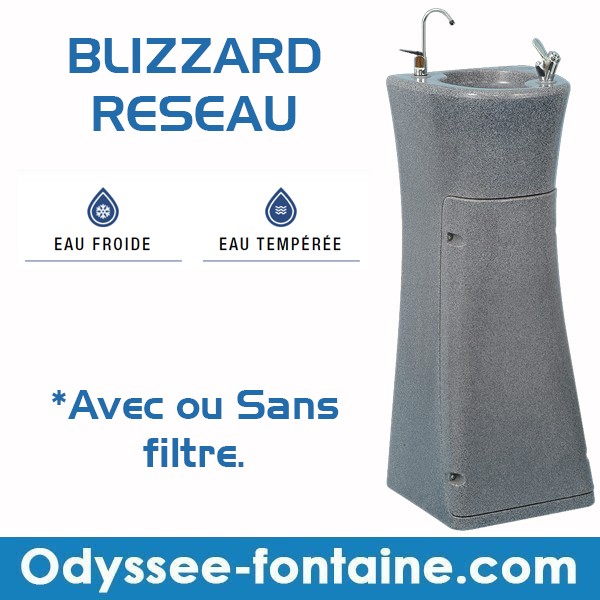 Location Fontaine à eau en extérieur BLIZZARD