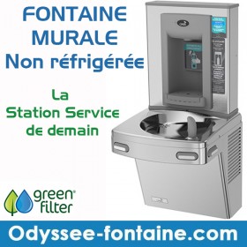 Fontaine à eau Murale non réfrigérée avec station remplissage de gourdes
